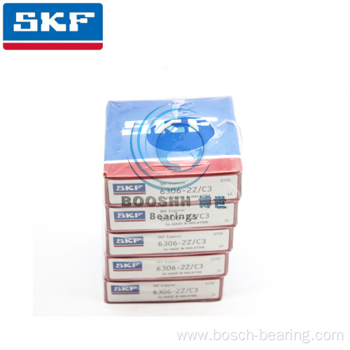 SKF 6306-2RS1 Rubber Sealed Deep Groove Ball Bearing